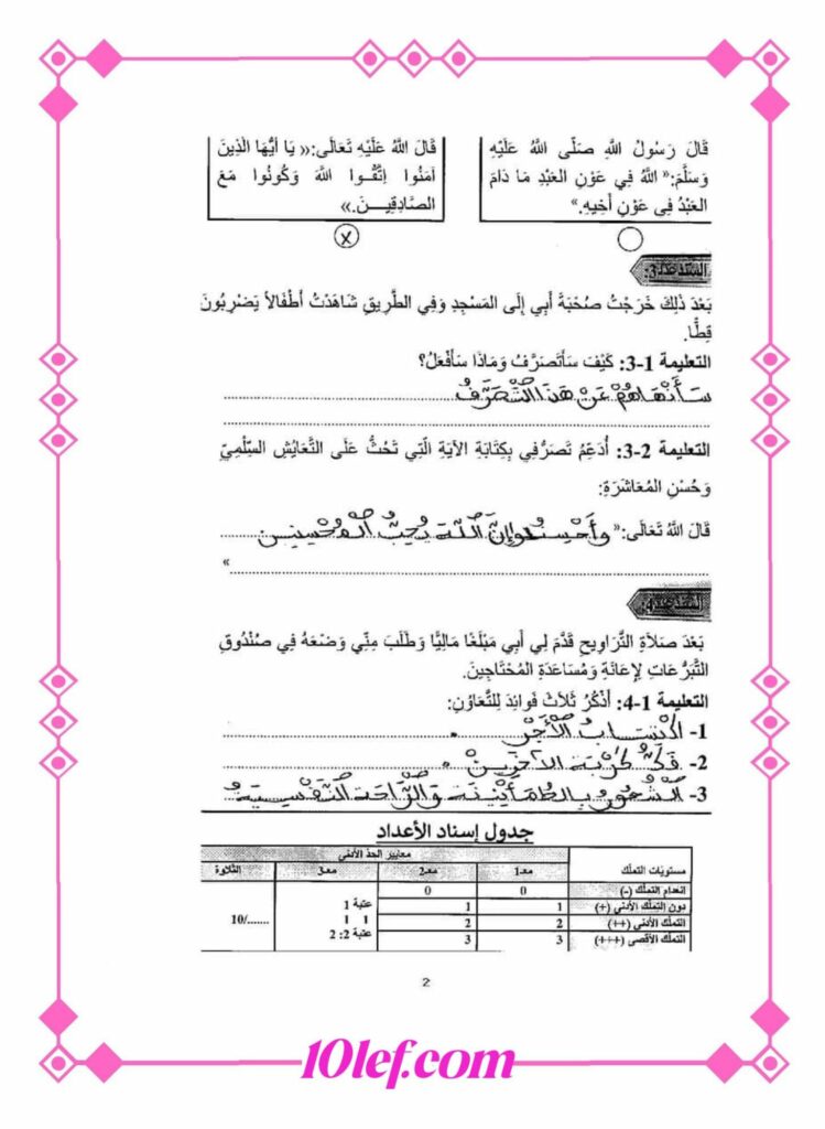 تربية إسلامية