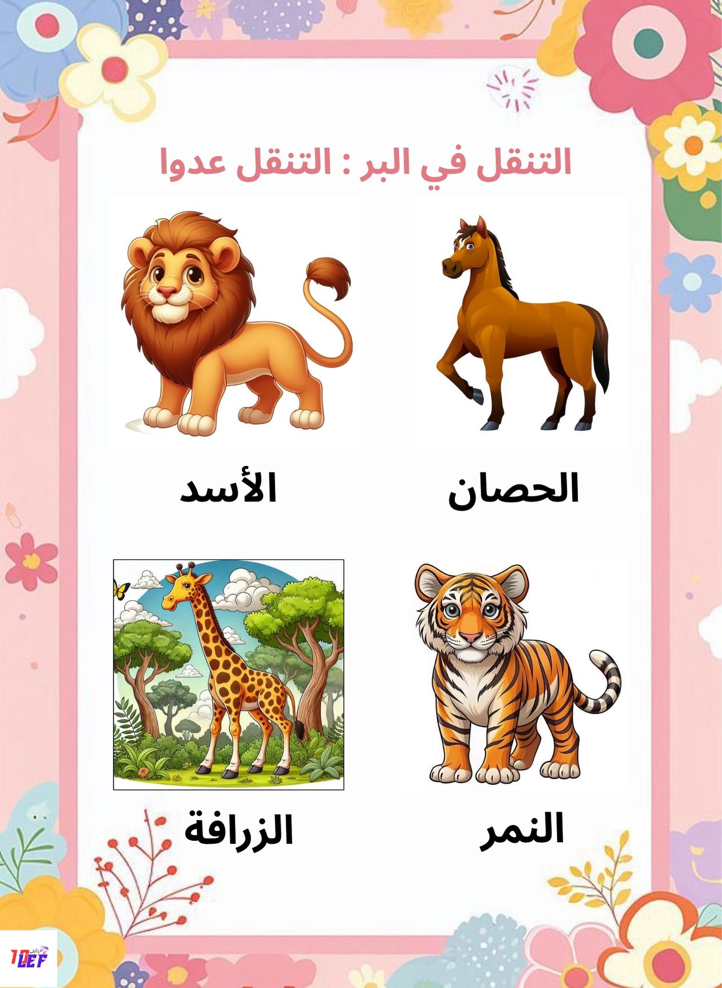 بحث حول تنقل الحيوانات سنة اولى ابتدائي