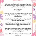 بحث حول فصل الربيع سنة اولى ابتدائي