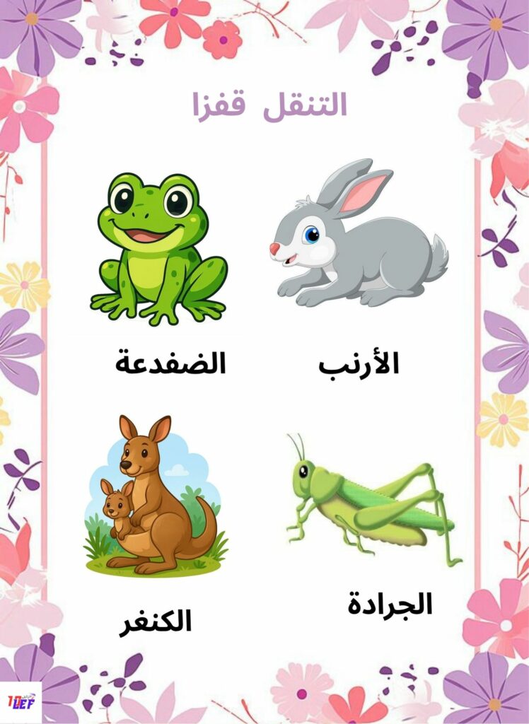 بحث حول تنقل الحيوانات سنة اولى ابتدائي