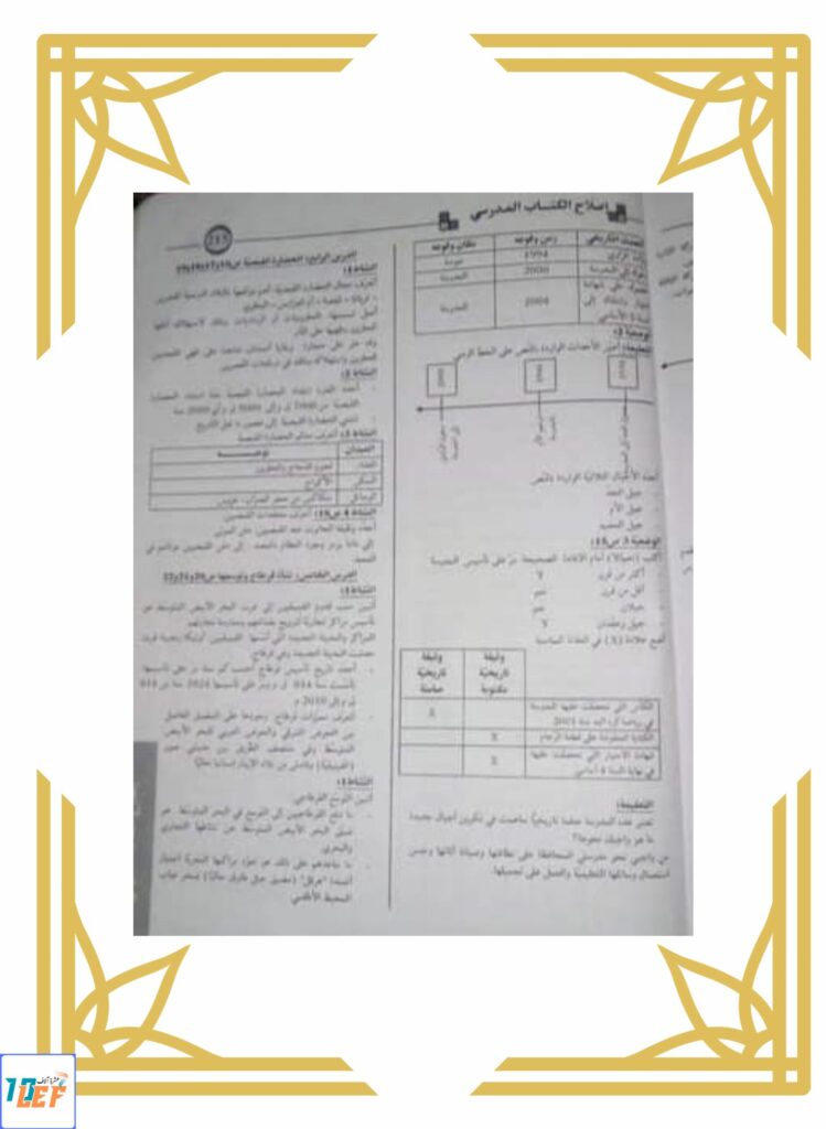 إصلاح كتاب التاريخ سنة خامسة