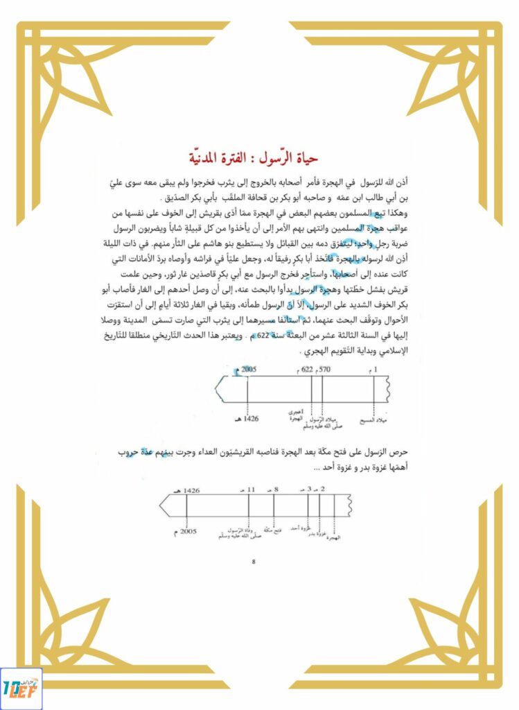 تلخيص تاريخ سنة خامسة pdf